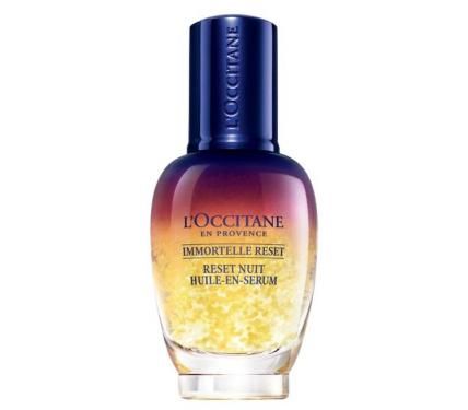 L`Occitane Immortelle Overnight Reset Oil-In Serum Двуфазен нощен серум за лице без опаковка